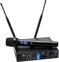 OMNITRONIC UHF-601 vieno kanalo UHF belaidė mikrofonų sistema 520-554 MHz 13063601