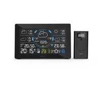 Hama Smart Weather Station su lauko jutikliu, termometras, higrometras, barometras, Wi-Fi, juodas (00176675)