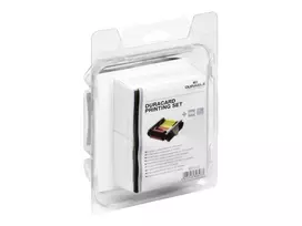 DURABLE DURACARD ID 300 spausdintuvo priedų rinkinys su juoda monochromine juostele ir valymo kortele 891300