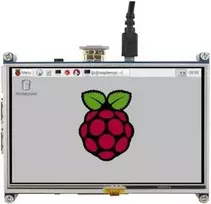 Joy-it RB-LCD5 5 colių Raspberry Pi jutiklinis ekrano modulis su rezistenciniu jutikliu, 800x480, HDMI sąsaja