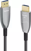 Hama Ultra High Speed HDMI aktyvusis optinis kabelis, 8K, 10 m, aliuminis, sertifikuotas 00202035