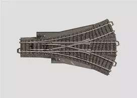 Märklin H0 C-Gleis trišakė iešmas 188,3 mm su paklotu (24630)