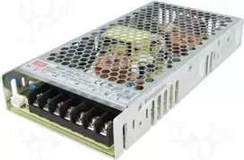 MEAN WELL RSP-150-24 150W 24V 6.25A uždaromas maitinimo šaltinis su aktyviu PFC ir 1U žemu profiliu