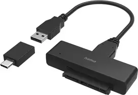 Hama USB 3.0 į SATA adapteris 2,5 colio ir 3,5 colio SSD ir HDD diskams (00200761)