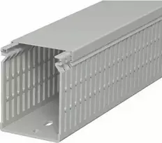 OBO BETTERMANN LK4 N 80x60x2000mm pilkas PVC su išpjovomis kabelių kanalas 6178229