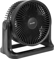 EUROLITE AKKU AF-10 Mini tylus ventiliatorius juodas 23 cm Ø maitinamas baterija iki 11,5 h