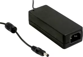 MEAN WELL GSM40A12-P1J 40W 12V 3.34A medicininis stalinis maitinimo šaltinis su 2.1x5.5mm DC kištuku
