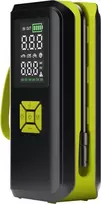 Goobay Tools belaidis oro kompresorius su skaitmeniniu ekranu, 10,3 bar, USB-C įkrovimas, LED apšvietimas, 2000 mAh ličio jonų baterija, komplekte adapteriai ir laikymo krepšys 77827