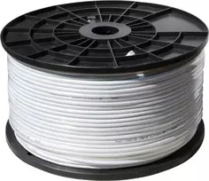 SHIVERPEAKS BASIC-S SAT koaksialinis kabelis 0,9/4,6, trigubai ekranuotas, CCS, plastikinė ritė, 110 dB, 100 m (BS81900-16)