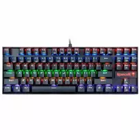Redragon KUMARA RGB mechaninė žaidimų klaviatūra - Tenkeyless 87 klavišų, Outemu Red jungikliai, RGB apšvietimas, juoda