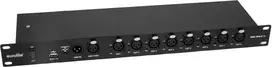 EUROLITE DMX Split 8X 3 kontaktų galvaninės izoliacijos 19 colių stovo 1U skirstytuvas