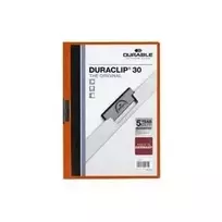 DURABLE DURACLIP 30 A4 segtuvas su spaustuku, juodas (25 vnt. pakuotė) 220009