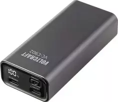 VOLTCRAFT VC-C902 nešiojamas akumuliatorius (Power Bank) 10000 mAh USB PD 3.0 Li-Ion pilkas (matinis) su būsenos ekranu VC-17366785