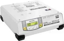 GYS FLASH 100.12 HF 100 A 12 V aukšto dažnio automatinis akumuliatoriaus įkroviklis ir maitinimo šaltinis su LCD ekranu 029415