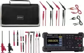 VOLTCRAFT VC-7200BT stalinis multimetras su MLSET-120 matavimo laidais (VC-11015340+VC-18652750+VC-11732520)