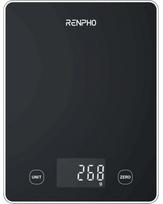 Elektroninės virtuvinės svarstyklės Renpho Calibra 1l Smart Nutrition, juoda sp.