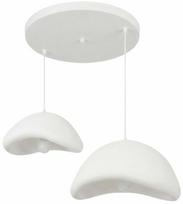 Šviestuvas lubų Opviq Luna 40-50-T 769SBR1127, E27, 2 x 40 W, balta sp. / balta sp.