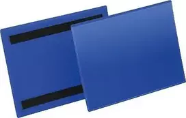 DURABLE magnetinis dokumentų rėmelis A5 gulsčias, 50 vnt., sidabrinis/pilkas 174307