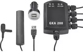 Renkforce GKA200 GPS automobilio signalizacija su valdymu iš išmaniojo telefono, vibracijos jutikliu, 12/24V (RF-3570510)