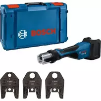 Bosch Professional GPT 18V-32 akumuliatorinis presavimo įrankis (be akumuliatoriaus, 3 standartiniai SV presavimo nasrai, L-BOXX)
