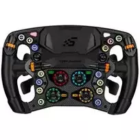 Simagic Zeus Formula vairo ratas – 290 mm anglies pluoštas, 4,3 colio LCD, RGB mygtukai, dviguba sankaba