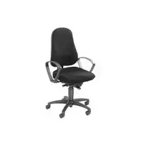 TOPSTAR Balance 50 sukamoji biuro kėdė, juodas audinys, Point sinchroninis mechanizmas, reguliuojamo aukščio porankiai, GS sertifikuota (BAL50T20)