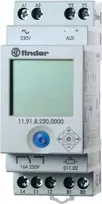 Finder prieblandos jungiklis 35 mm DIN bėgiui, serija 11.91.8.230, 2-150 lx, 230 V AC, 1 perjungiamasis kontaktas 11.91.8.230.0000