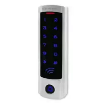 Qoltec 52445 Kodinė spyna DIONE su RFID skaitytuvu Kodas | Kortelė | raktų pakabukas | Durų skambučio mygtukas | IP68 | EM