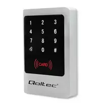 Qoltec 52444 Kodinė spyna MIMAS su RFID skaitytuvu Kodas | Kortelė | raktų pakabukas | Durų skambučio mygtukas | IP68 | EM