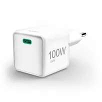 Hama GaN USB-C Super-Mini įkroviklis, PD 100 W, baltas 00201942