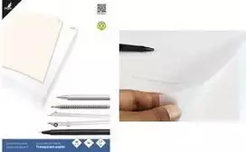 KANGARO permatomo popieriaus blokas A4, 24 lapai 80 gsm + 1 lapas milimetrinio popieriaus, klijuotas K-770300