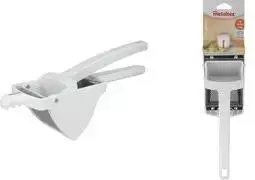 Metaltex V-Press bulvių trintuvas, baltas ABS plastikas ir nerūdijantis plienas 251707084
