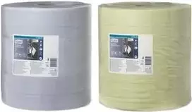 TORK Industrial Wiping Paper Roll, 3-sluoksnis, žalias, 340 m, perforuotas, embossed, 1 ritinys (129364)