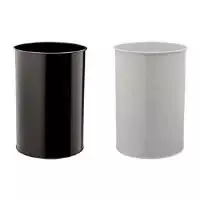 DURABLE Metalinė šiukšliadėžė 30L apvali juoda 330301