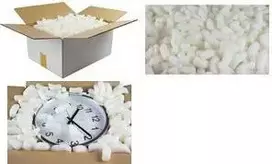 RAADHUIS Eco Flo Chips biologiškai skaidūs pakavimo žemės riešutai, 42 L, kukurūzų krakmolas, balti RD-352064