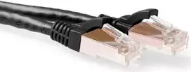 ACT 1,5 m Cat6a S/FTP tinklo kabelis, juodas (IB9251)