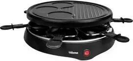 Tristar RA-2998 rakleto grilis su 6 nepridegančiomis keptuvėmis, 800 W, juodas