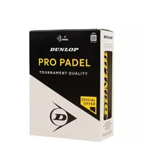 3 DUNLOP pro padelio kamuoliukų bipakas