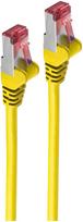 Shiverpeaks Patchcord Cat.6A, S/FTP, żółty, 0.15m (BS75711-A0.15Y) | BS75711-A0.15Y | 4017538092953