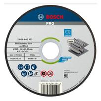 Bosch pjovimo diskas PRO Stainless Steel and Metal 125 x 1,6 x 22,23 mm