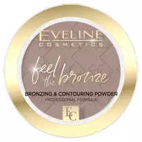 EVELINE_Feel The Bronze bronzavimo ir kontūravimo pudra Milky Way 01 4g