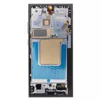 For_Samsung LCD display + Touch Unit + Front Cover for Samsung S928B Galaxy S24 Ultra, Black