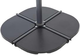 Venture Design Skėtis "Umbrella Stone", Leeds, 4x47x47 cm, Juoda