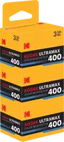 „Eastman Kodak Ultramax 400“ 135-36 ekspozicijų, 3 vnt. pakuotė, vertikalus