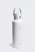 „Hydro Flask“ termo butelis „21 Oz Standard Flex Straw Cap“ (621 ml) – baltas/baltas