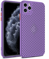 Fusion Accessories Breathe Silicone Case for Apple iPhone 11 Pro, Violet