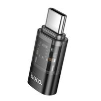 Kabeļa pārveidotājs Adapter USB C to Lightning Hoco UA36D Black