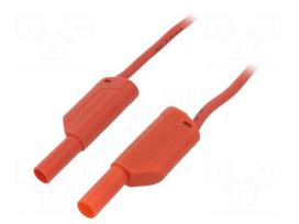 Test lead: single | 32A | banana plug 4mm,both sides | Urated: 1kV