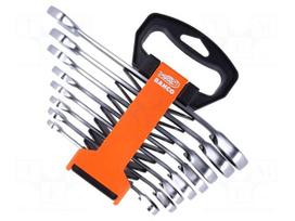Wrench: combination spanner-set | inch,rattle | 8pcs.
