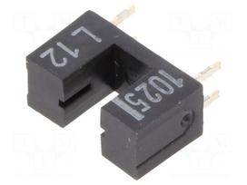 Sensor: photoelectric | through-beam (with slot) | THT | -25÷75°C